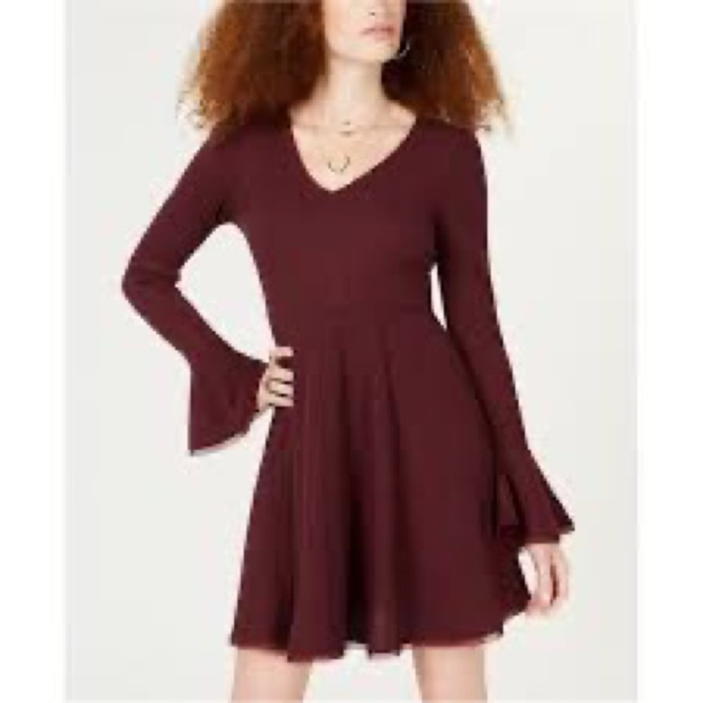 Burgundy American rag dress size S